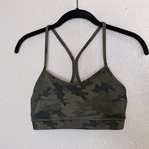 Lululemon Camo Sports Bra Size 6